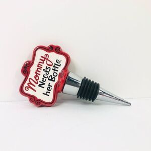 wine bottle stopper “mommy needs her bottle” hallmark shoebox